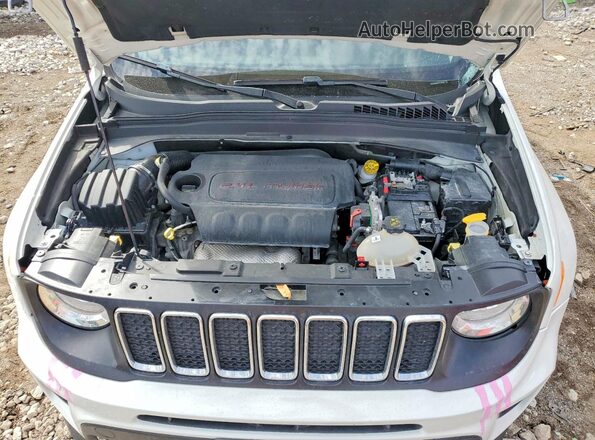 ZACNJABB6LPL78830 2020 JEEP RENEGADE White Vista del compartimento del motor