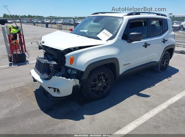 ZACNJABB9KPK89591 2019 JEEP RENEGADE White Vista tres cuartos delantera izquierda