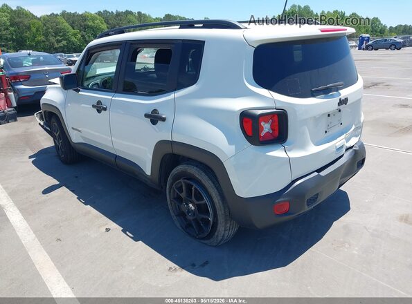 ZACNJABB9KPK89591 2019 JEEP RENEGADE White Trasero izquierdo