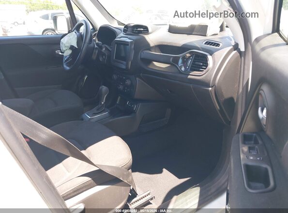 ZACNJABB9KPK89591 2019 JEEP RENEGADE White Vista interior delantera