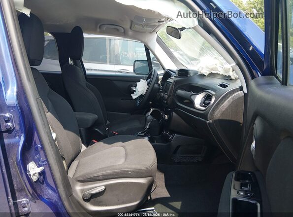 ZACNJBA18KPK31387 2019 JEEP RENEGADE Blue Սալոնի դիմացի տեսք