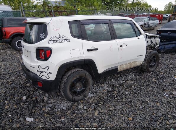 ZACNJBAB1KPK08610 2019 JEEP RENEGADE White Tył prawy