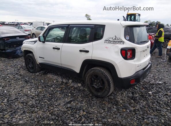 ZACNJBAB1KPK08610 2019 JEEP RENEGADE White Tył lewy