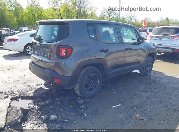 ZACNJBAB3KPJ73522 2019 JEEP RENEGADE Серый Задняя правая четверть