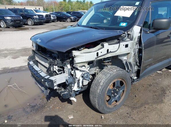 ZACNJBAB3KPJ73522 2019 JEEP RENEGADE Серый Вид спереди