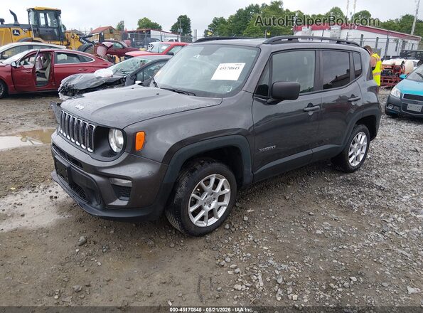 ZACNJBAB3KPK14621 2019 JEEP RENEGADE Серый Передняя левая четверть