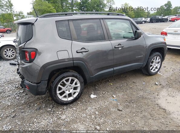 ZACNJBAB3KPK14621 2019 JEEP RENEGADE Серый Задняя правая четверть