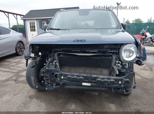 ZACNJBAB6LPL86921 2020 JEEP RENEGADE Blue Front view