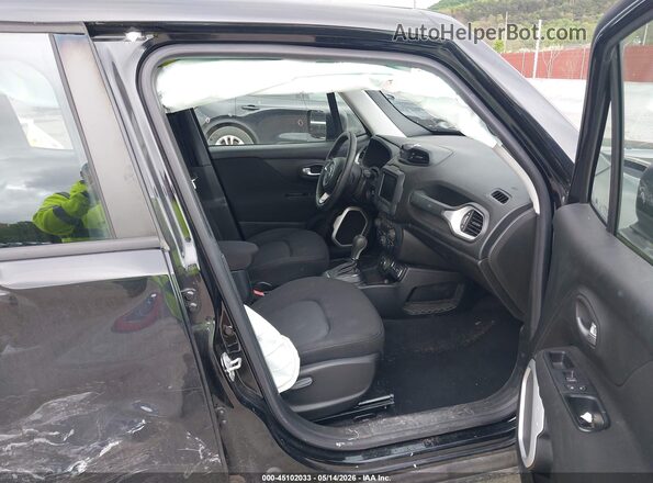 ZACNJBAB9KPJ75727 2019 JEEP RENEGADE Черный Вид салона спереди