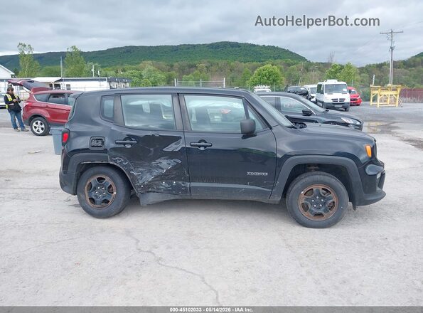 ZACNJBAB9KPJ75727 2019 JEEP RENEGADE Черный Вид задней части салона