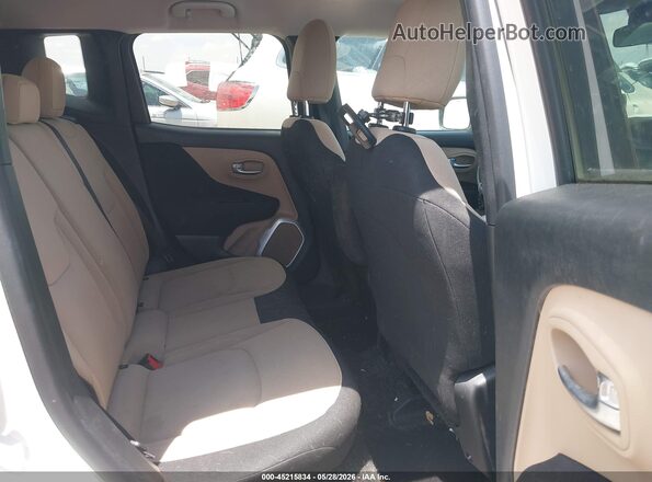 ZACNJBAB9KPK05423 2019 JEEP RENEGADE White VIN կոդի պիտակի տեսք