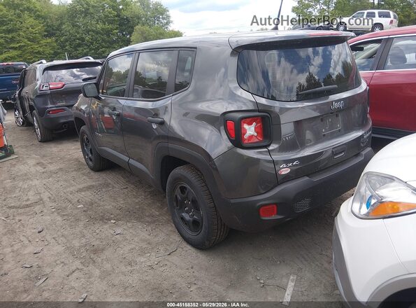 ZACNJBAB9KPK08015 2019 JEEP RENEGADE Серый Задняя левая четверть