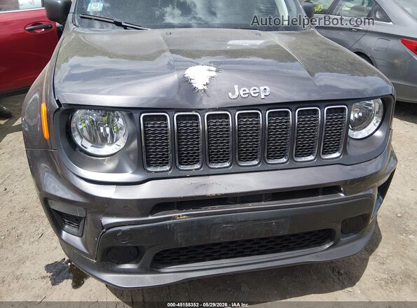 ZACNJBAB9KPK08015 2019 JEEP RENEGADE Серый Вид спереди