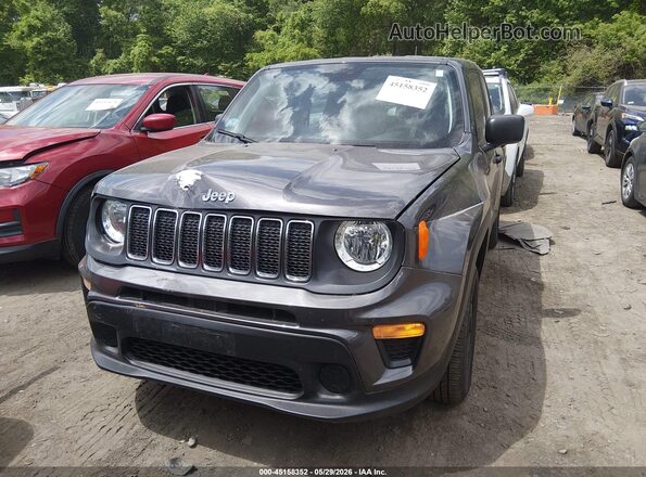 ZACNJBAB9KPK08015 2019 JEEP RENEGADE Серый Вид задней части салона
