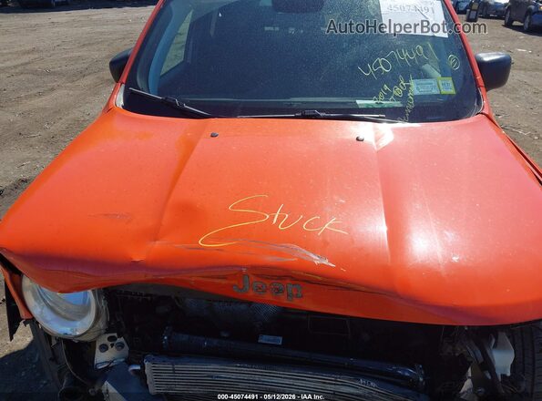 ZACNJBABXKPJ91631 2019 JEEP RENEGADE Orange უკანა ხედი