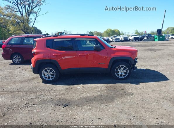 ZACNJBABXKPJ91631 2019 JEEP RENEGADE Orange უკანა სალონის ხედი