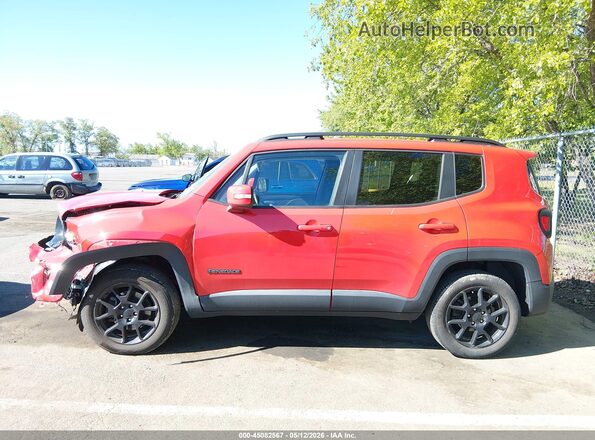 ZACNJBB13LPK95045 2020 JEEP RENEGADE Red Widok wnętrza 360 stopni