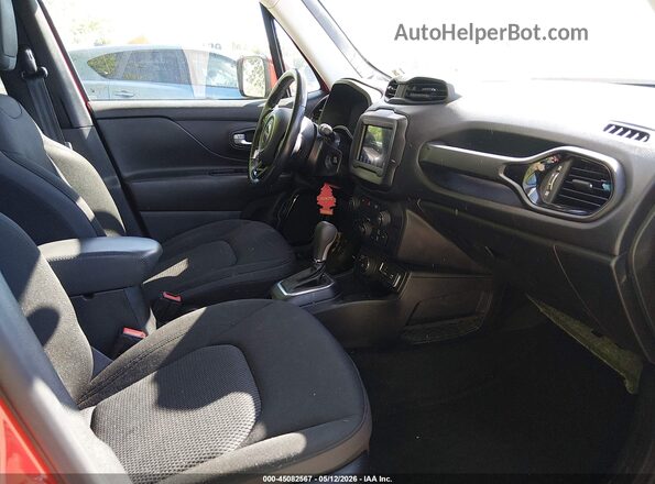 ZACNJBB13LPK95045 2020 JEEP RENEGADE Red Widok wnętrza z przodu