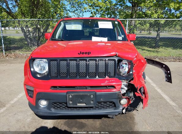 ZACNJBB13LPK95045 2020 JEEP RENEGADE Red Widok zestawu wskaźników