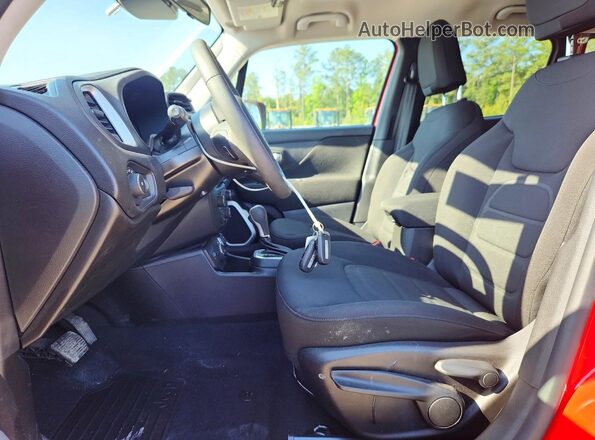ZACNJBB18LPL10025 2020 JEEP RENEGADE Красный Вид салона спереди