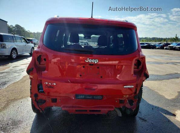 ZACNJBB18LPL10025 2020 JEEP RENEGADE Красный Вид сзади