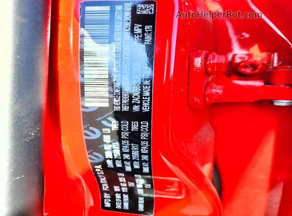 ZACNJBB18LPL10025 2020 JEEP RENEGADE Красный Вид наклейки с VIN-кодом