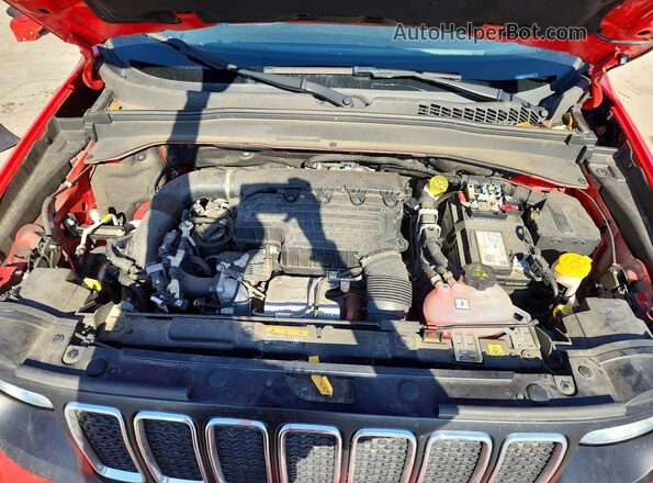ZACNJBB18LPL10025 2020 JEEP RENEGADE Красный Вид задней части салона