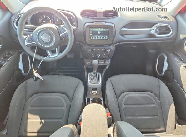 ZACNJBB18LPL10025 2020 JEEP RENEGADE Красный Вид панели приборов