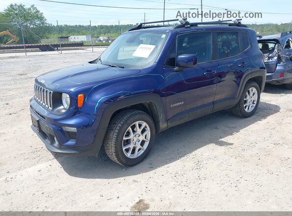 ZACNJBBB0LPL73046 2020 JEEP RENEGADE Blue Передня ліва чверть