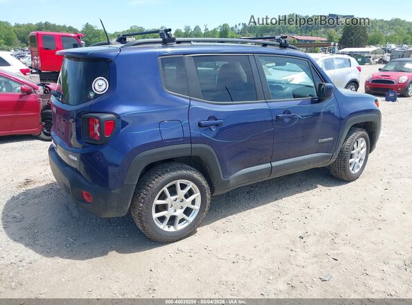 ZACNJBBB0LPL73046 2020 JEEP RENEGADE Blue Задня права чверть
