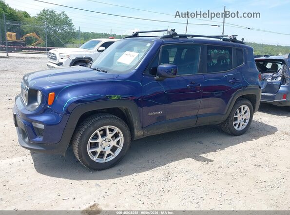 ZACNJBBB0LPL73046 2020 JEEP RENEGADE Blue Вид спереду