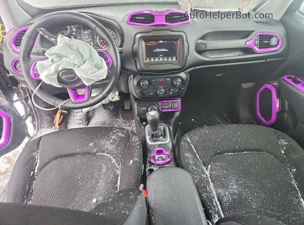 ZACNJBBB2LPL27704 2020 JEEP RENEGADE Gray Vista del salpicadero