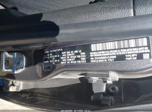 ZACNJBBB6LPL90868 2020 JEEP RENEGADE Gray Engine compartment view