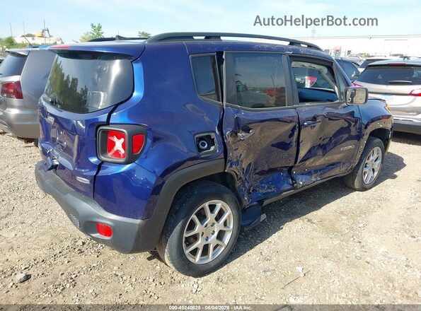 ZACNJBBB4KPK22693 2019 JEEP RENEGADE Blue Задня права чверть