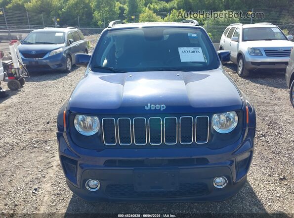 ZACNJBBB4KPK22693 2019 JEEP RENEGADE Blue Вид щитка приладів