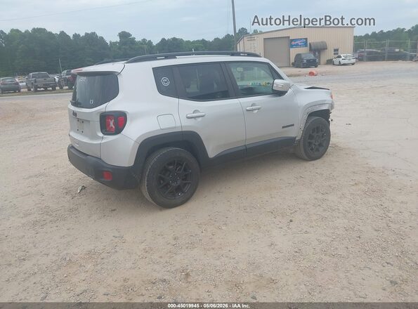 ZACNJBBBXKPK26697 2019 JEEP RENEGADE Silver Задня права чверть