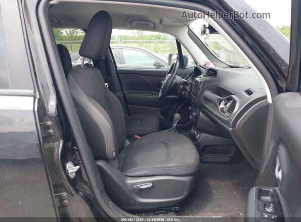 ZACNJBBBXLPL14201 2020 JEEP RENEGADE Black Widok wnętrza z przodu