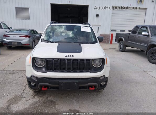 ZACNJBC12KPJ88369 2019 JEEP RENEGADE White Instrument cluster view