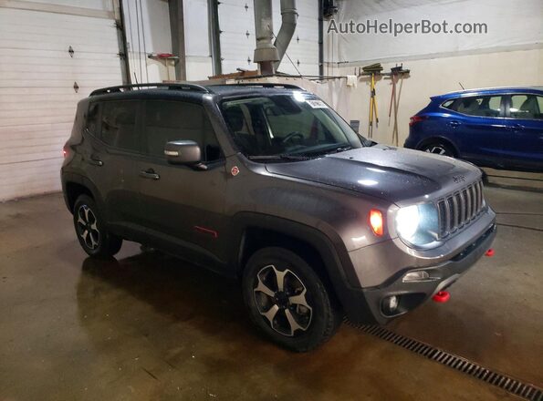 ZACNJBC14KPK06418 2019 JEEP RENEGADE Gray 