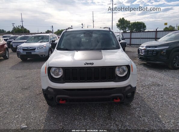 ZACNJBC14LPM06894 2020 JEEP RENEGADE White Instrument cluster view
