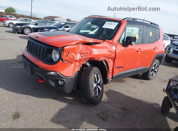 ZACNJBC18LPL32671 2020 JEEP RENEGADE Orange Առջևի ձախ երեք քառորդ տեսարան