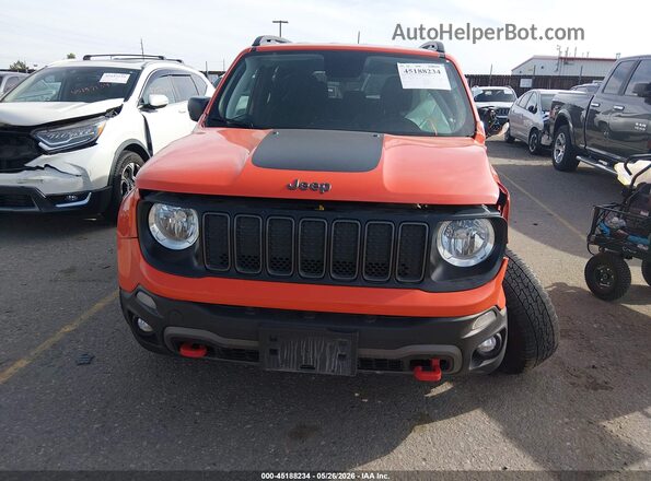 ZACNJBC18LPL32671 2020 JEEP RENEGADE Orange Սարքավորումների վահանակի տեսք