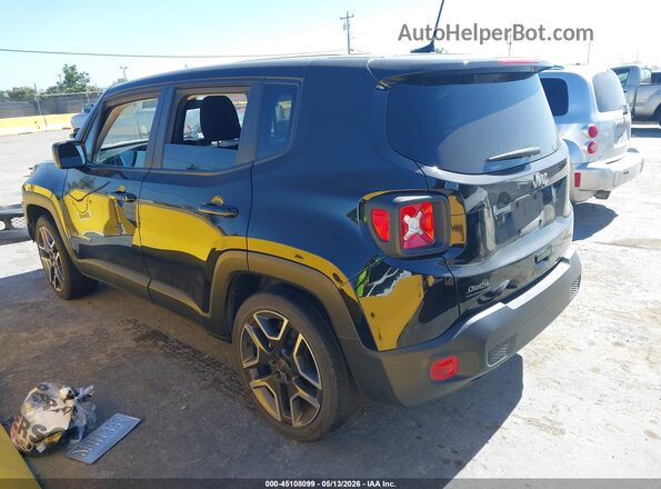 ZACNJCAB0MPM31682 2021 JEEP RENEGADE Black უკანა მარცხენა