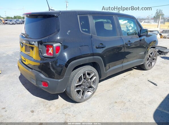 ZACNJCAB0MPM31682 2021 JEEP RENEGADE Black უკანა მარჯვენა