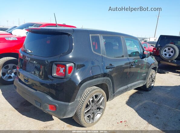 ZACNJCAB3MPM40859 2021 JEEP RENEGADE Black უკანა მარჯვენა