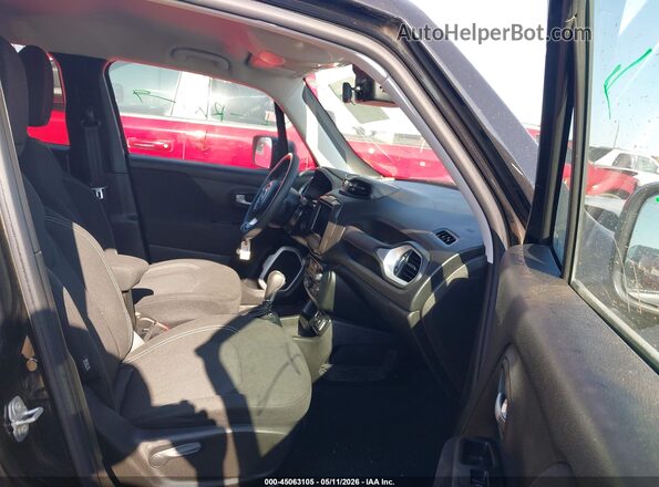 ZACNJCAB3MPM40859 2021 JEEP RENEGADE Black წინა სალონის ხედი
