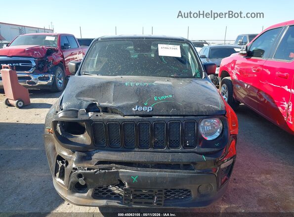 ZACNJCAB3MPM40859 2021 JEEP RENEGADE Black ხელსაწყოთა პანელის ხედი