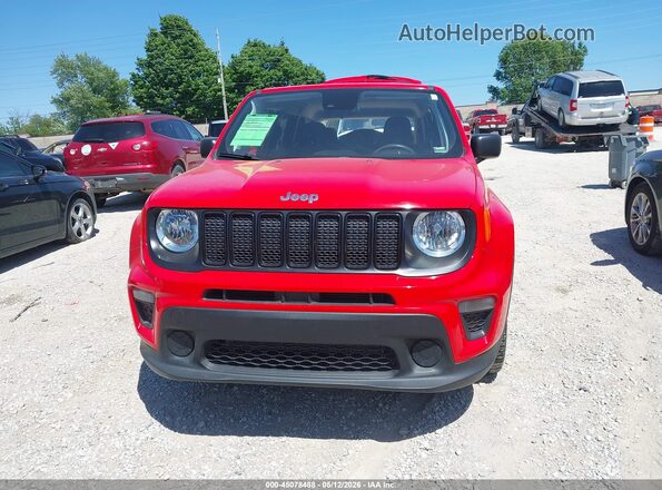 ZACNJCAB6MPM41410 2021 JEEP RENEGADE Red უკანა სალონის ხედი