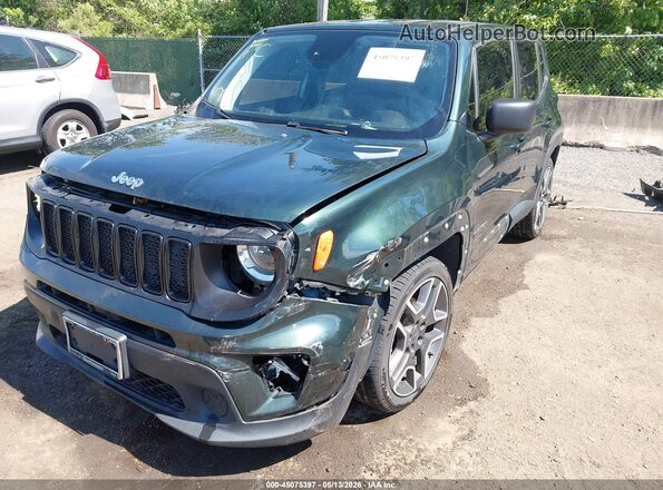 ZACNJCAB9MPM21538 2021 JEEP RENEGADE JEEPSTER FW Зеленый 