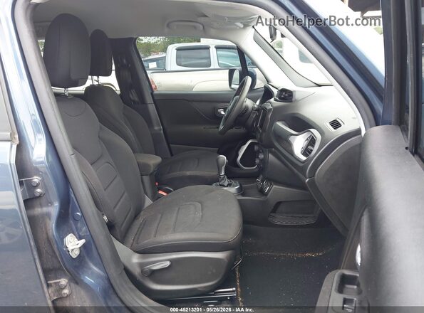 ZACNJCBB0MPN13734 2021 JEEP RENEGADE Blue Вид салону спереду